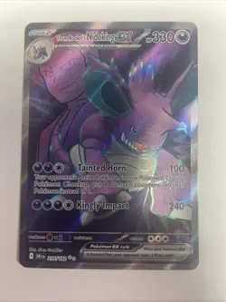 Pokemon TCG Team Rockets Nidoking EX 216/182 Destined Rivals NM Free Shipping - Image 1