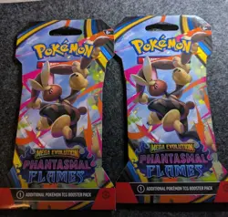 Pokemon Phantasmal Flames Two Booster Pack Lot FACTORY SEALED - Image 1