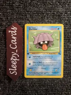 Pokemon TCG Shellder 1st Edition 54/62 Fossil NM - Image 1