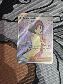 Erika's Invitation 196/165 SV: Scarlet & Violet 151 Holo Ultra Rare Pokemon TCG - Image 1