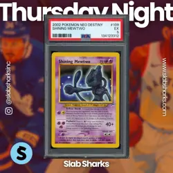 2002 POKEMON NEO DESTINY #109/105 SHINING MEWTWO PSA 5 - Image 1