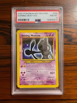 PSA 8 - Shining Mewtwo #109 (Pokemon Neo Destiny) 2002 - Image 1