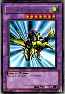 Gaia the Dragon Champion - DB1-EN122 - Rare - Unlimited Edition - LP - Image 1