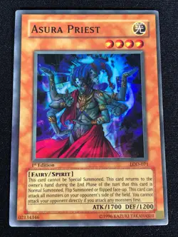 Yugioh Asura Priest LOD-071 1st Super (MP) - Image 1