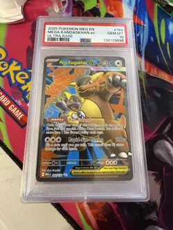 2025 Pokemon Mega Evolution Kangaskhan ex Ultra Rare #164/132 PSA 10 - Image 1