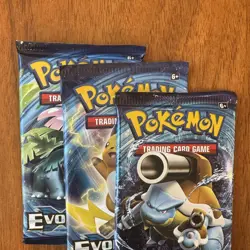 Pokemon XY Evolutions Booster Pack Lot of 3 - Blastoise Venusaur Raichu - Image 3