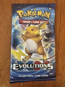 Pokemon XY Evolutions Booster Pack Lot of 3 - Blastoise Venusaur Raichu - Image 5