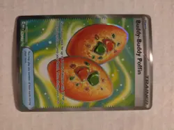 Buddy-Buddy Poffin 167/132 Mega Evolution Pokemon Card, English, NM - Image 1