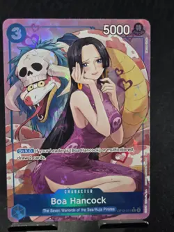 Boa Hancock (Alternate Art) OP13-051 Carrying On His Will Foil One Piece English - Image 1