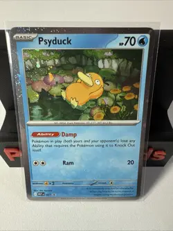 Pokemon TCG Psyduck Mega Evolutions Black Star Promo Card 007 Near Mint 🔥 - Image 2