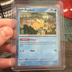 Pokemon TCG Psyduck Mega Evolutions Black Star Promo Card 007 Near Mint 🔥 - Image 1