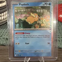 Pokemon TCG Psyduck Mega Evolutions Black Star Promo Card 007 Near Mint 🔥 - Image 3