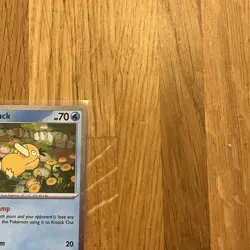 Pokemon TCG Psyduck MEP 007 Black Star Promo Holo Mega Evolutions Near Mint card - Image 4