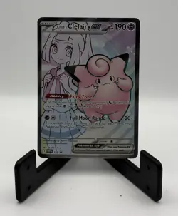 Pokemon TCG Lillie’s Clefairy ex SVP 195 Black Star Promo Near Mint - Image 1
