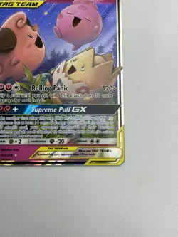 Pokemon TCG Togepi & Cleffa & Igglybuff GX 143/236 Cosmic Eclipse Ultra Rare NM - Image 5