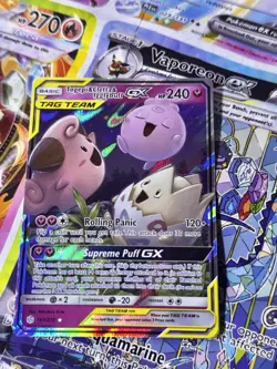 Pokemon Togepi & Cleffa & Igglybuff GX 143/236 NM Cosmic Eclipse Pack Fresh - Image 3