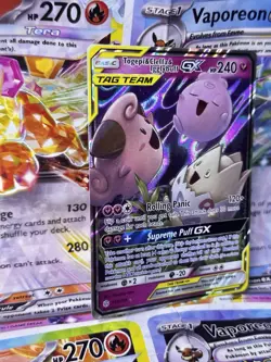 Pokemon Togepi & Cleffa & Igglybuff GX 143/236 NM Cosmic Eclipse Pack Fresh - Image 4