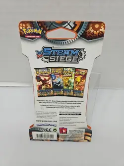 2016 Pokemon XY Steam Siege Sleeved Blister Booster Pack Sealed - Image 2