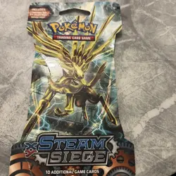 POKEMON XY STEAM SIEGE - BLISTER SLEEVED BOOSTER PACK (1x Pack) BRAND NEW - Image 1