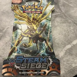 POKEMON XY STEAM SIEGE - BLISTER SLEEVED BOOSTER PACK (1x Pack) BRAND NEW - Image 2