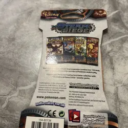 POKEMON XY STEAM SIEGE - BLISTER SLEEVED BOOSTER PACK (1x Pack) BRAND NEW - Image 3