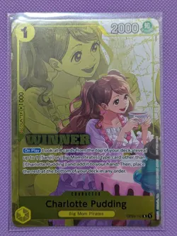 OP03-112 Charlotte Pudding Alt Art Promo Winner Pack Vol. 8 One Piece TCG NM - Image 1