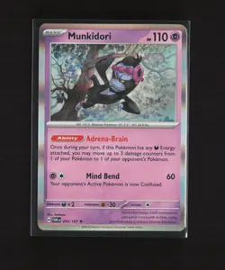 Munkidori 095/167 Twilight Masquerade Holo Rare Pokemon Card - Image 1