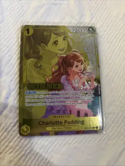OP03-112 Charlotte Pudding Alt Art Promo Winner Pack Vol. 8 One Piece TCG NM - Image 1