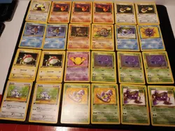 Pokemon 1st Edition 52 Card Lot WOTC Era - Image 1