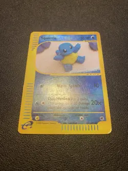 Pokemon TCG Expedition Base Set Squirtle 131/165 Reverse Holo Card 2002 Played - Image 2