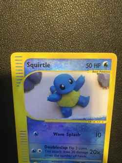 Pokemon TCG Expedition Base Set Squirtle 131/165 Reverse Holo Card 2002 Played - Image 3