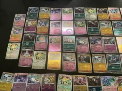 Pokemon TCG Chinese Holo Mixed Lot 64 Cards - Image 1