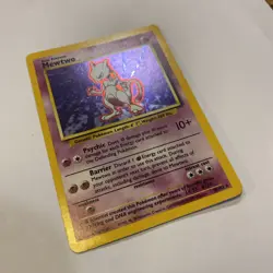 Pokemon Mewtwo TCG Base Set Holo Unlimited Rare Card 10/102 - Image 3