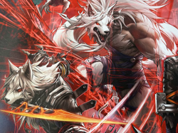 YuGiOh K9 TCG Mat EX "Werewolf" CCG Trading Card Game Mat Mouse Pad Free Bag - Image 3