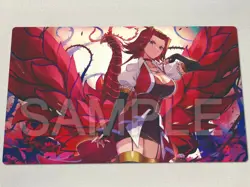 Yugioh Akiza Izinski Mat Black Rose Dragon TCG CCG Playmat With Free Bag - Image 1