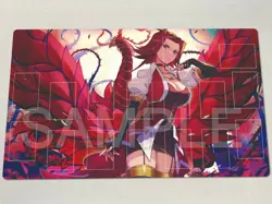 Yugioh Akiza Izinski Mat Black Rose Dragon TCG CCG Playmat With Free Bag - Image 2