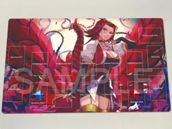 Yugioh Akiza Izinski Mat Black Rose Dragon TCG CCG Playmat With Free Bag - Image 3