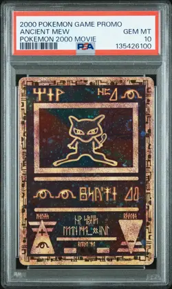 2000 POKEMON GAME MOVIE POKEMON 2000 MOVIE ANCIENT MEW PSA 10 - Image 1