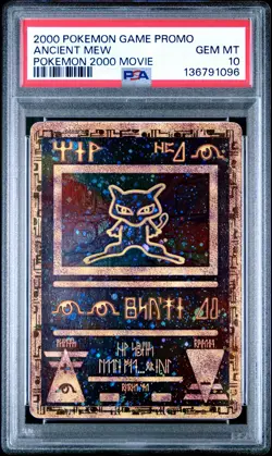 2000 POKEMON GAME MOVIE POKEMON 2000 MOVIE ANCIENT MEW PSA 10 - Image 1