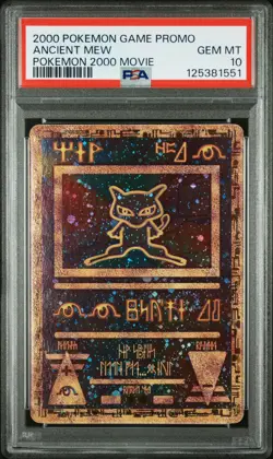 2000 POKEMON GAME MOVIE POKEMON 2000 MOVIE ANCIENT MEW PSA 10 - Image 1