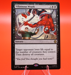 Villainous Wrath | #74 | Rare | Regular | Spider-Man | Magic: The Gathering 2025 - Image 1