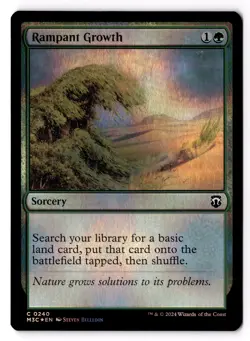 Rampant Growth (Ripple Foil) 240 Commander: Modern Horizons 3 Foil LP - Image 1