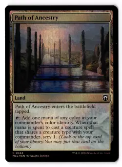 Path of Ancestry (Ripple Foil) 363 Commander: Modern Horizons 3 Foil MP - Image 1