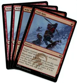 x4 Wild Ride (Foil) - 0132 - Tarkir Dragonstorm - MTG - NM/M - Image 1