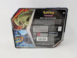 New and Factory Sealed Pokemon TCG Sword & Shield V Strikers Tin - Tyranitar V - Image 4