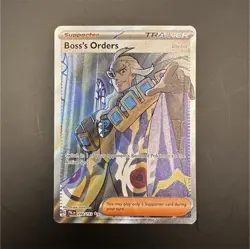 Pokemon TCG Boss's Orders 248/193 Paldea Evolved Full Art Holo Ultra Rare Ghets… - Image 1