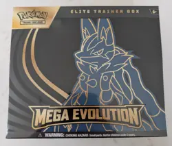 Pokemon TCG: Mega Evolutions Elite Trainer Box - Lucario - Brand New & Sealed - Image 1