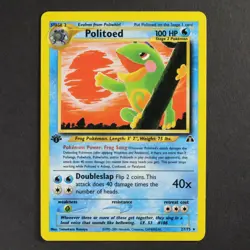Politoad 27/75 Neo Discovery 1st Edition Pokemon TCG P-LP Great Condition - Image 1