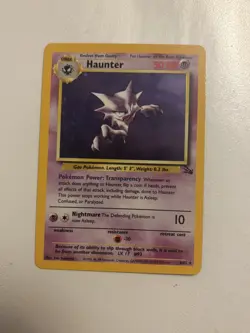 Pokemon TCG Haunter Fossil 6/62 Holo Unlimited Rare LP Condition - Image 1