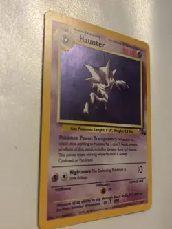 Pokemon TCG Haunter Fossil 6/62 Holo Unlimited Rare LP Condition - Image 2